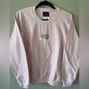 NWT Size Small PEACE COLLECTIVE Pink Care Bears Mental Health Matters sweater